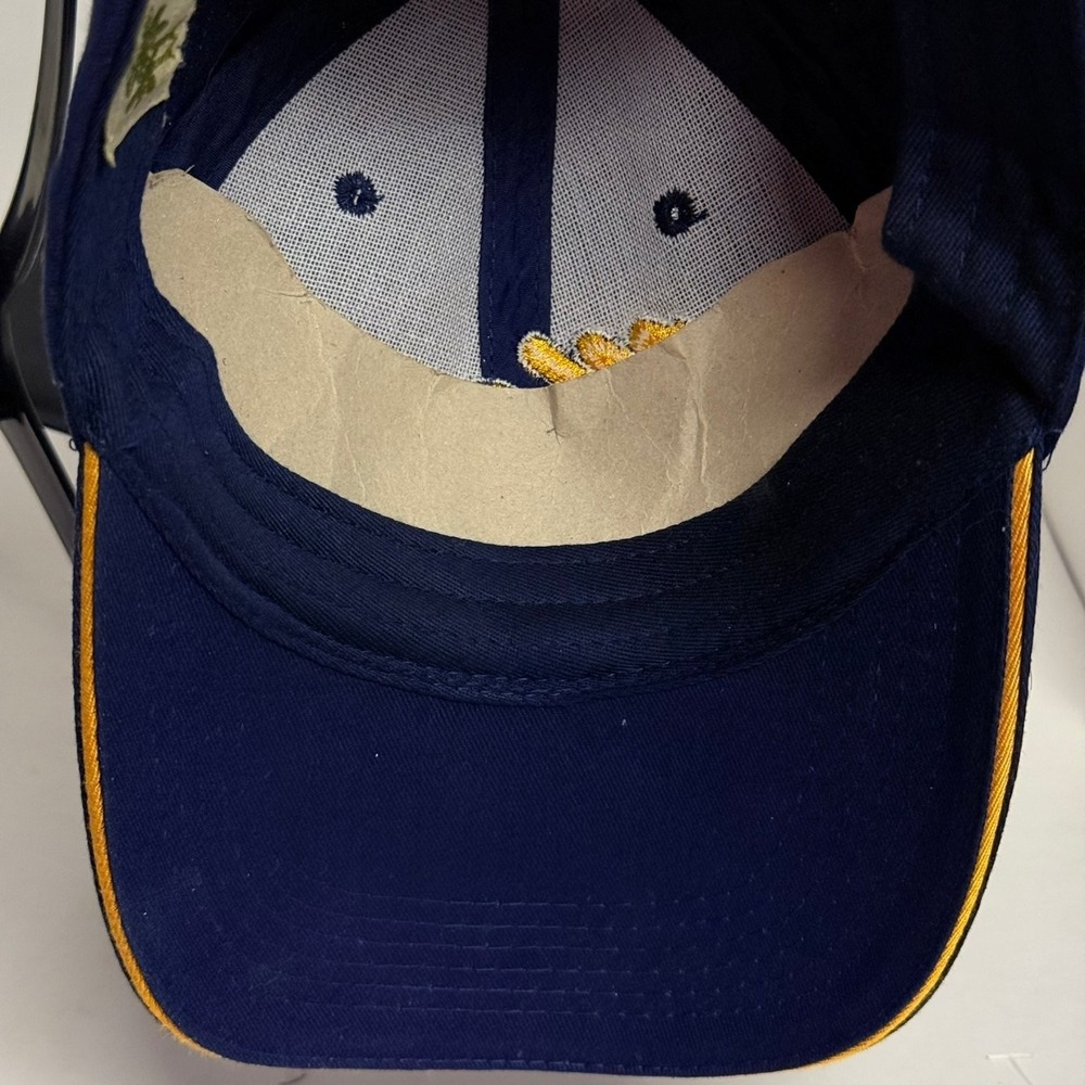 Diamond Head Wear Maui No Ka Oi Hat Men's Adjustable Navy Gold Cotton - Picture 8 of 10